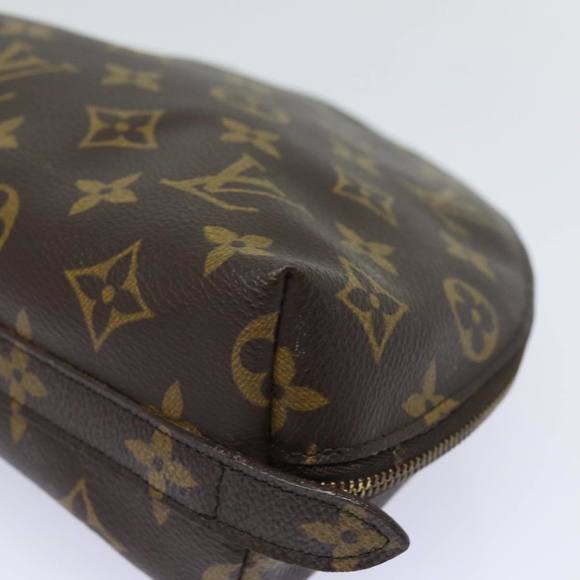 LOUIS VUITTON Monogram Trousse Demi Ronde Cosmetic Pouch M47520 LV Auth 81231 - Picture 14 of 16
